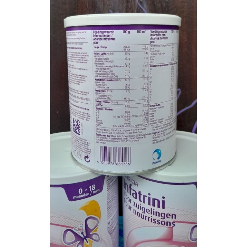 [2027]  Sữa Infatrini nội địa Đức 400gr màu hồng