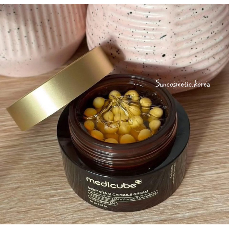 Kem dưỡng sáng da Medicube Deep Vita C Capsule Cream 55g