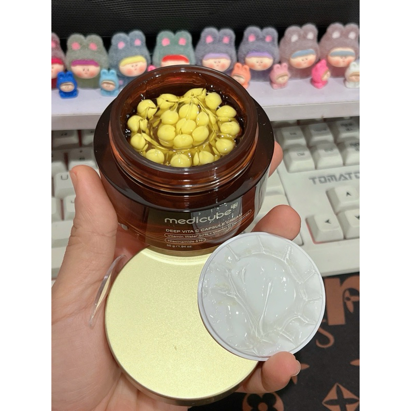 Kem dưỡng sáng da Medicube Deep Vita C Capsule Cream 55g