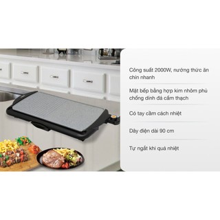 Bếp nướng điện Delites BN03 2000W chính hãng 100% trưng bày mới 999% -Bảo hành 12 tháng