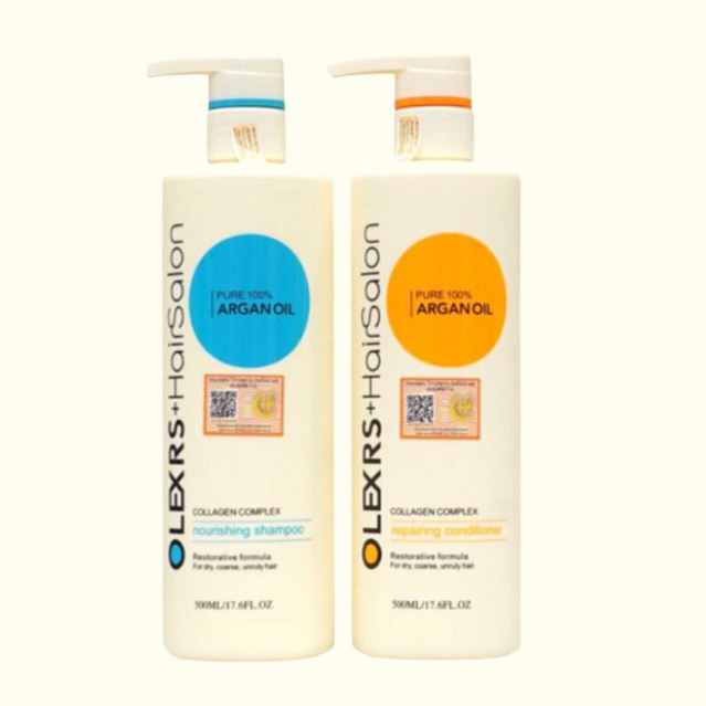 Gội Xả Olexrs Argan Oil Collagen Hair Salon 500ml