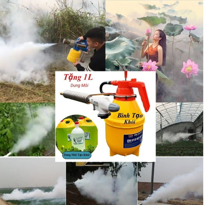 Máy tạo khói mini chụp ảnh, quay phim, phun khói đuổi chuột, phun xịt ...