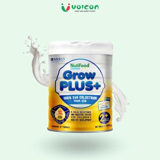 Sữa bột Nutifood Grow Plus+ Vàng (Sữa non) Tăng cường hệ miễn dịch cho bé Lon 800g