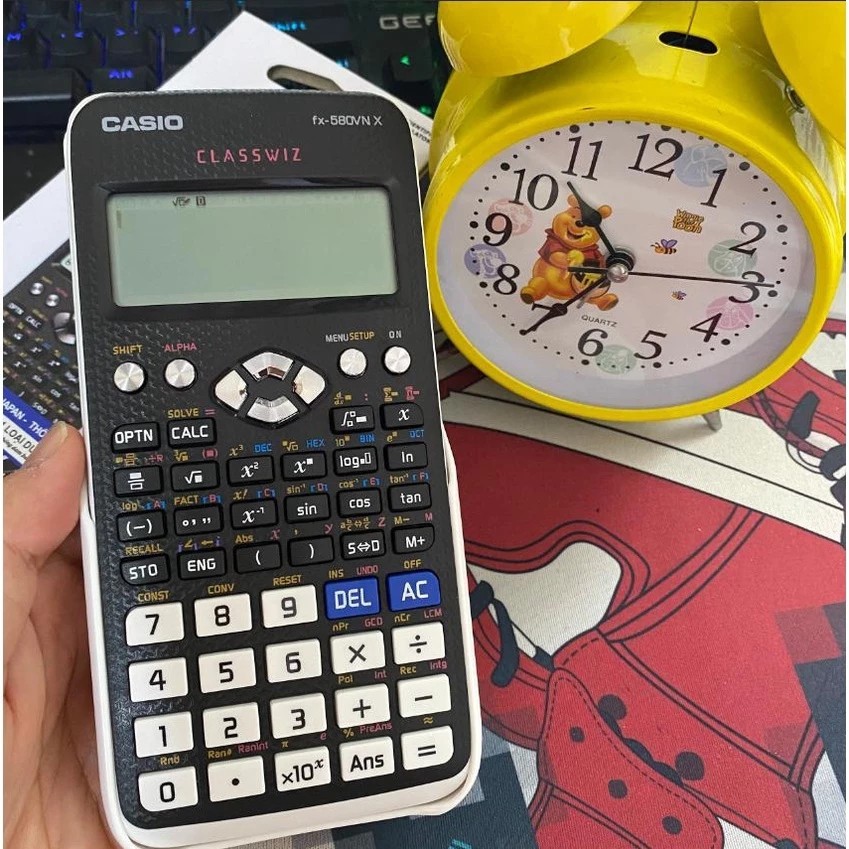 máy tính casio 580, Thích hợp cho học sinh trung học cơ sở và trung học cơ sở, giá rẻ, có thể sử dụng tiếng Việt