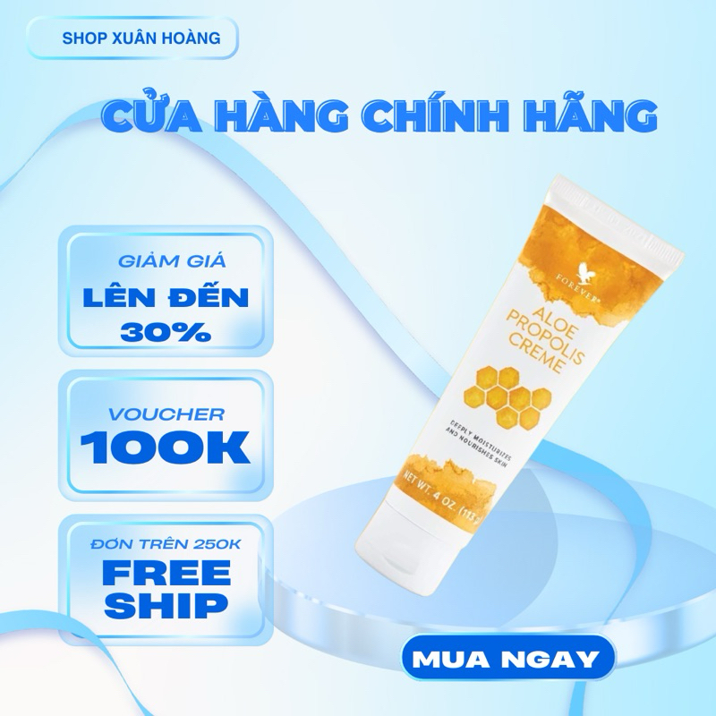 Kem Dưỡng Lô Hội 051FLP– Aloe Propolis Creme – Dưỡng Ẩm, Hỗ Trợ Giảm Mụn, Mờ Thâm – 113g 🌿✨