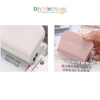 Máy Đục Lỗ Sổ Còng 5 Lỗ – Đục Bìa A5/A6/B5 – Bấm Chuẩn, Êm, Chính Xác