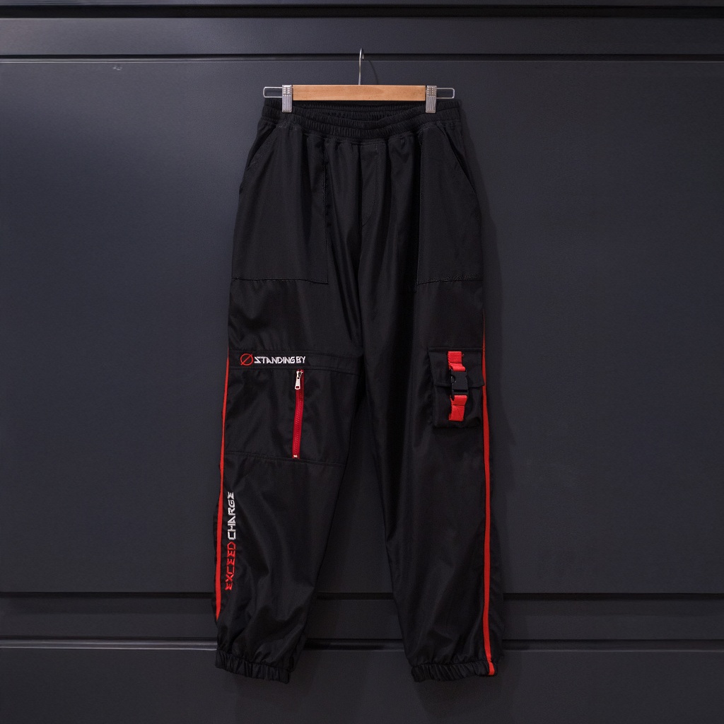 Quần Dù 555 Ống Rộng Nam Nữ Unisex Form Rộng Oversized