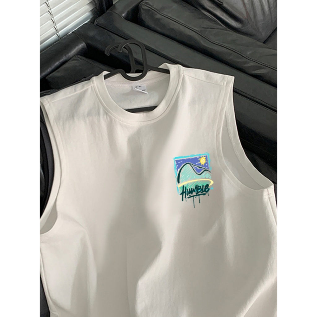 Áo 3 Lỗ Nam HappyFamily Mát Mẻ Trẻ Trung Thoải Mái Họa Tiết HUMBLE Chất Cotton 100 Cao Cấp