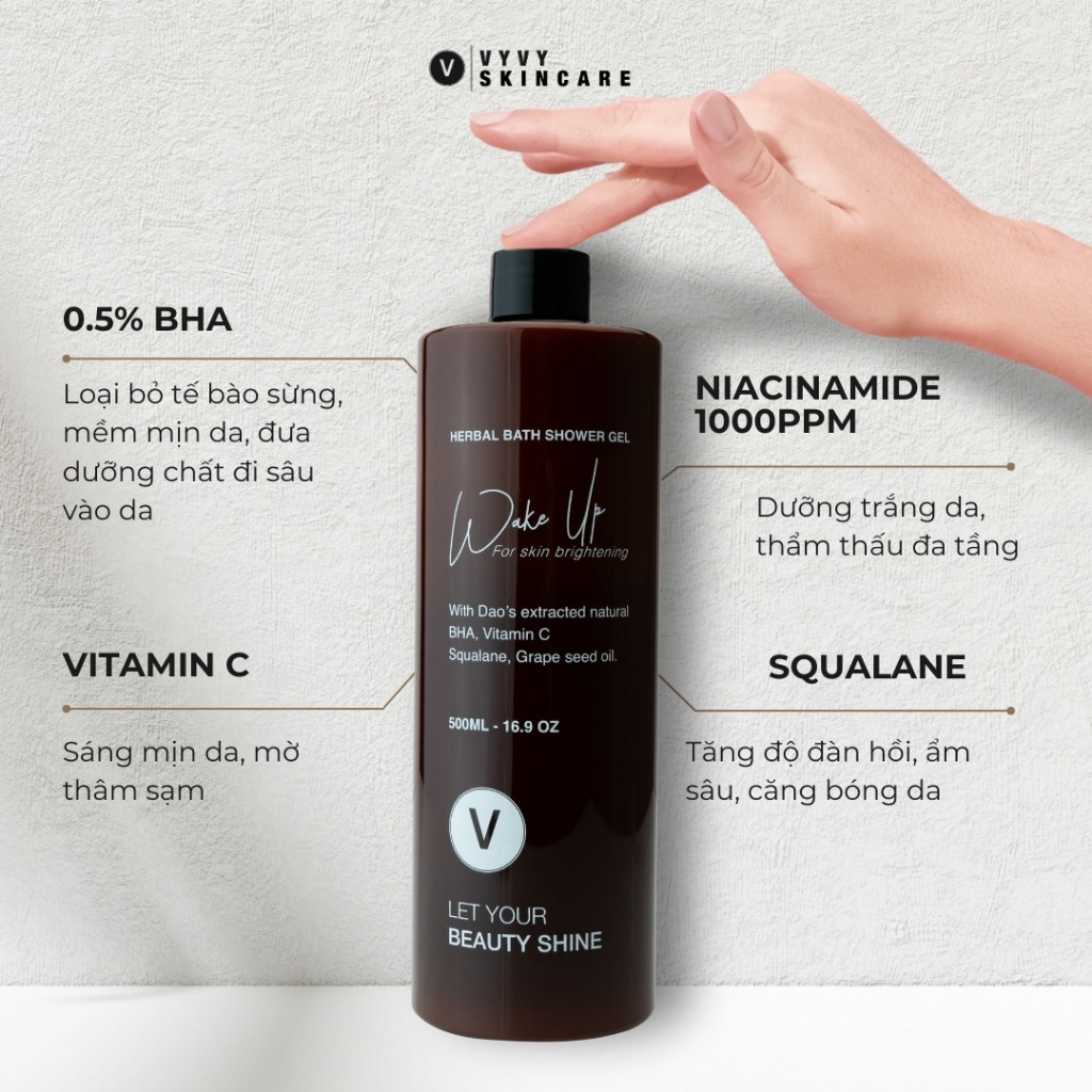 Ảnh Bộ chăm sóc da body tẩy tế bào chết và dưỡng da mềm mịn trắng hồng đều màu vyvyhaircare V 820gr 3