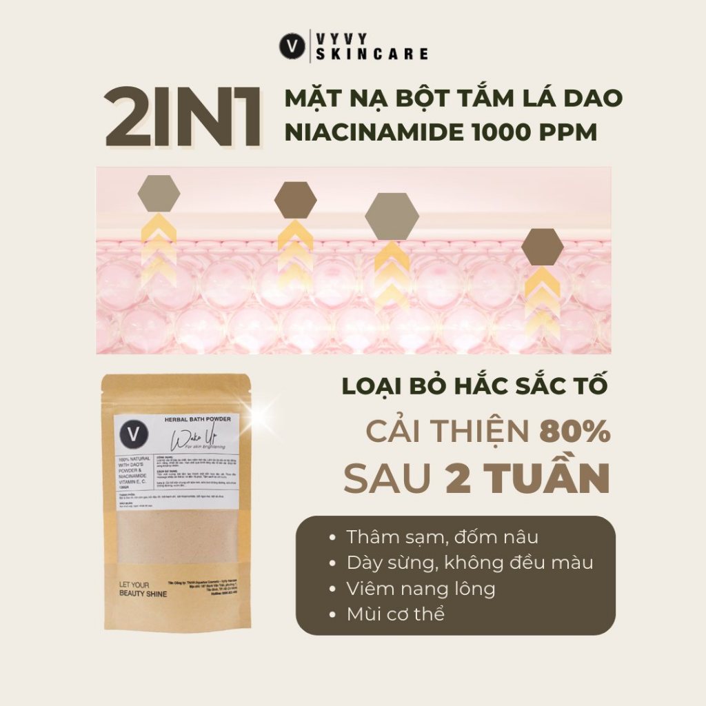 Ảnh Bộ chăm sóc da body tẩy tế bào chết và dưỡng da mềm mịn trắng hồng đều màu vyvyhaircare V 820gr 4