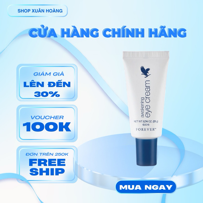 Kem Dưỡng Mắt Lô Hội #561Flp. Awakening Eye Cream. Giảm Bọng Mắt, Quầng Thâm, Nếp Nhăn Vùng Mắt. 21g