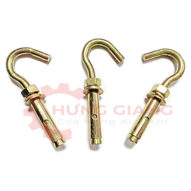 10 Nở Móc Sắt 6mm 8mm 10mm Tắc Kê Móc Sắt