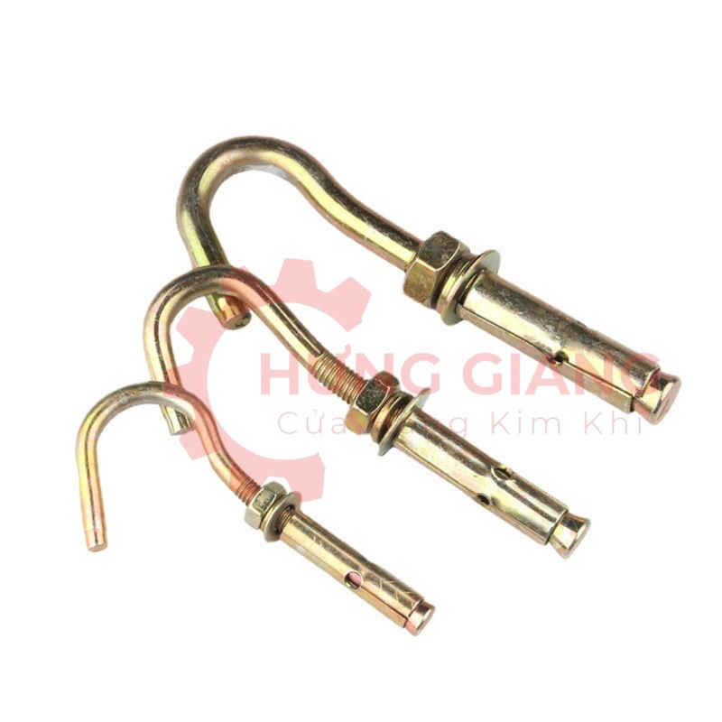 10 Nở Móc Sắt 6mm 8mm 10mm Tắc Kê Móc Sắt