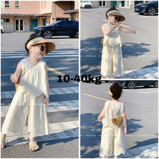 💯BEST SELLER💯Set Bộ Đi Biển Bé Gái Cao Cấp Vuikids68 - Đồ Bộ Thêu Hoa Tinh Xảo Phong Cách Hàn Quốc (13-45kg)