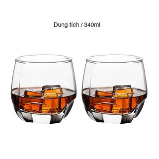 Cốc thủy tinh Ocean Charisma Rock 340ml Hàng Thái Lan Cao Cấp