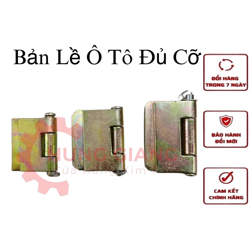 Bản Lề Ô Tô, Bản Lề Cửa Sắt Đủ Cỡ