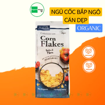 Ngũ cốc Ăn sáng hữu cơ bắp ngô cán dẹp 250gr - Sotto - Ăn Kiêng - Ăn thực dưỡng - OrganicStores