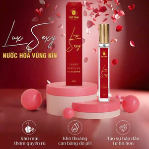 Nước hoa vùng kín Lux Inner Perfume lưu hương lâu giúp khử mùi hiệu quả của Tuỳ Tâm pharma dung tích 10ml.
