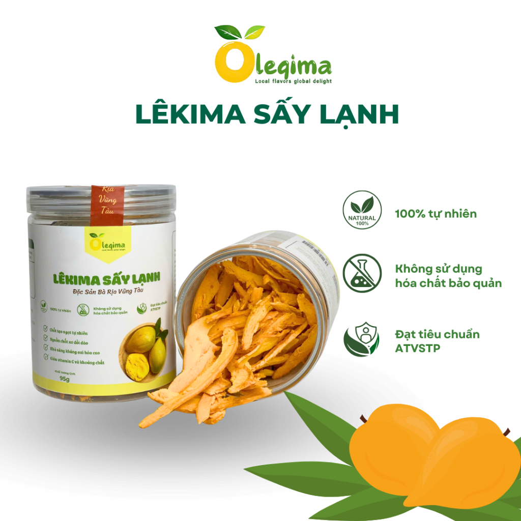 Lêkima sấy lạnh (quả trứng gà) 95g Oleqima | Shopee Việt Nam