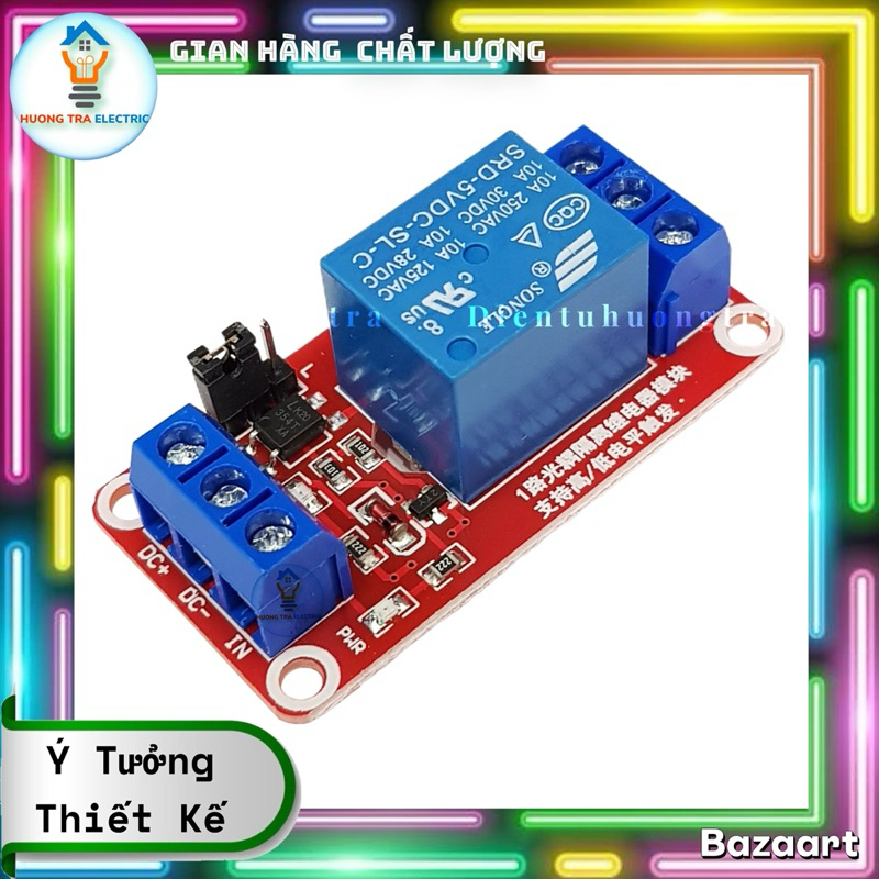 Module relay 5V 1 kênh có cách ly quang