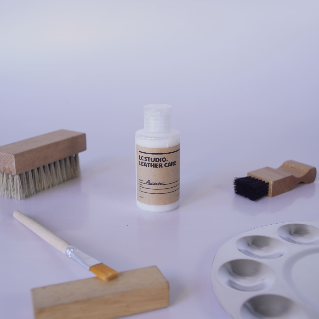 Leather Primer Sơn Lót, Pha Loãng Sơn Phục Hồi Dành Cho Đồ Da, Sofa, Nội Thất Ô Tô, Giày Dép, Túi Xách, LC Studio