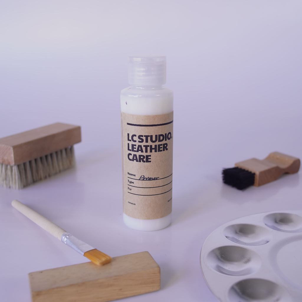 Leather Primer Sơn Lót, Pha Loãng Sơn Phục Hồi Dành Cho Đồ Da, Sofa, Nội Thất Ô Tô, Giày Dép, Túi Xách, LC Studio