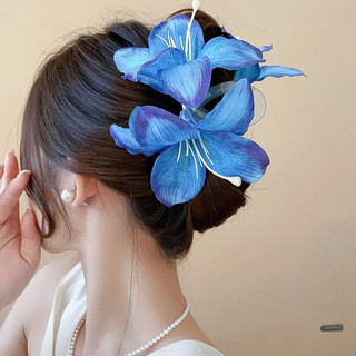 Kẹp Tóc Cá Mập Kẹp Tóc Hoa Ly Ngọt Ngào Phụ Kiện Đi Biển Du Lịch