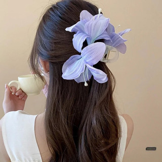 Kẹp Tóc Cá Mập Kẹp Tóc Hoa Ly Ngọt Ngào Phụ Kiện Đi Biển Du Lịch