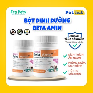 [Hũ 50g] Beta Amin - Bột Dinh Dưỡng EcoPets Tăng Cường Đề Kháng & Hỗ Trợ Miễn Dịch Cho Mèo Chó