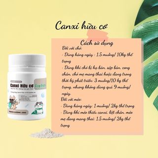 Canxi hữu cơ Ecopets - Bổ Sung Canxi, Hỗ Trợ Chắc Khỏe Xương Cho Chó Mèo