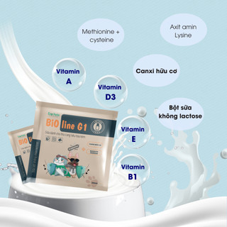 Sữa Bột Cao Cấp BIOLINE G1 Dành Cho Chó Mèo Tiêu Hóa Kém Không Chứa Lactose