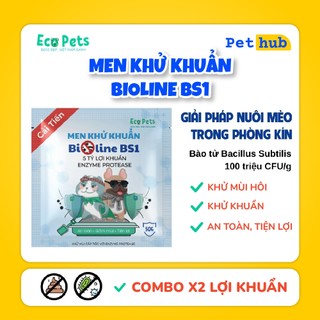 Men Khử Khuẩn Vệ Sinh Cho Cát BIOLINE BS1 - Diệt Khuẩn, Diệt Mầm Bệnh, Mùi Hôi Phân