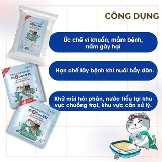 Men Khử Khuẩn Vệ Sinh Cho Cát BIOLINE BS1 - Diệt Khuẩn, Diệt Mầm Bệnh, Mùi Hôi Phân