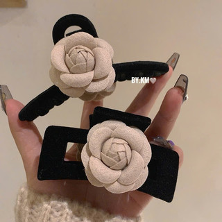 set kẹp hoa trà bọc nhung 2 món phong cách tiểu thư nhẹ nhàng