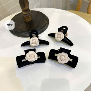 set kẹp hoa trà bọc nhung 2 món phong cách tiểu thư nhẹ nhàng