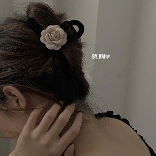 set kẹp hoa trà bọc nhung 2 món phong cách tiểu thư nhẹ nhàng