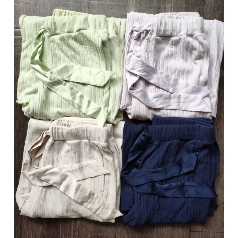 (Sale) Quần tăm suông mặc nhà Gu.u* bigsize - dư xịn