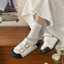 Dép Quai Hậu Quai Ngang Chất Da PU Đi Được 2 Kiểu Ulzzang