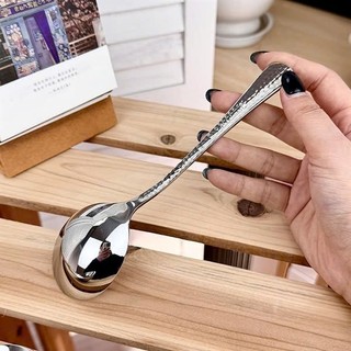 Thìa phở cán dài Chockmen [854] hoạ tiết kim cương inox 304