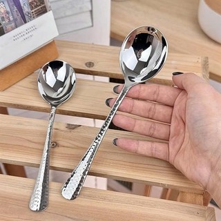 Thìa phở cán dài Chockmen [854] hoạ tiết kim cương inox 304