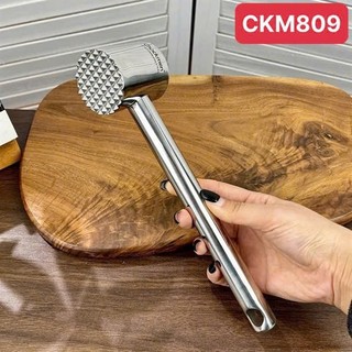 Búa dằm thịt [809] inox 304 đập hành tỏi bền đẹp