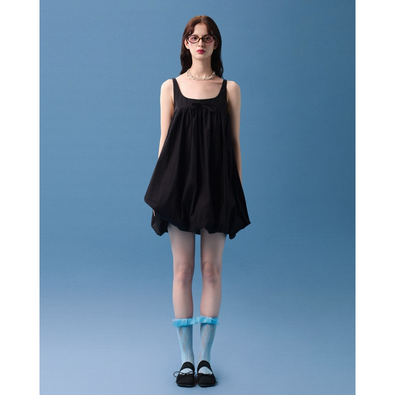 THINGS - POPPY DRESS ( BLACK )