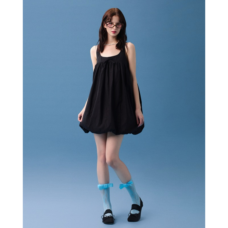 THINGS - POPPY DRESS ( BLACK )