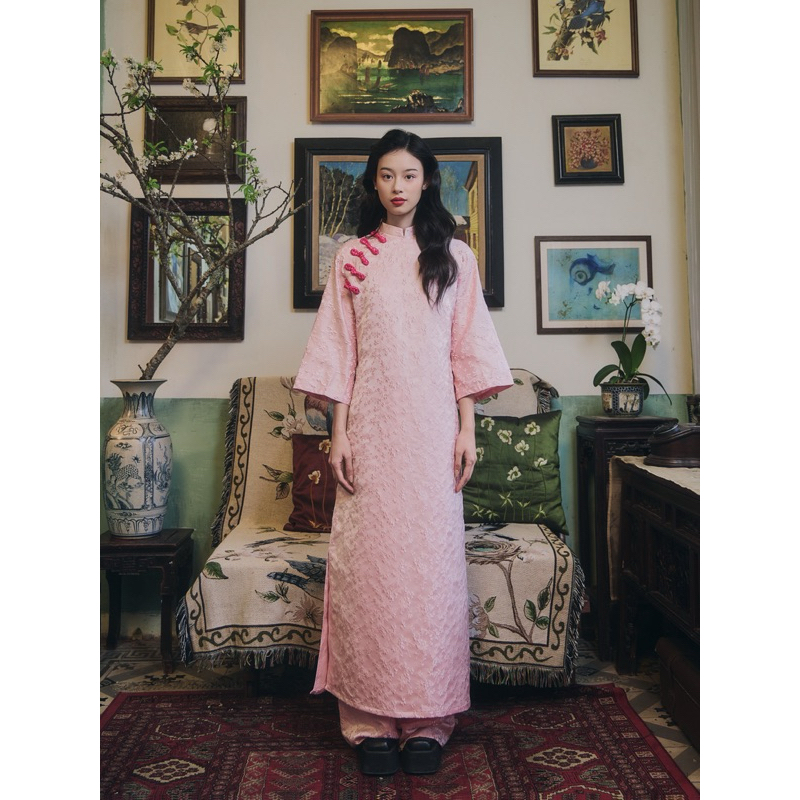 THINGS - BỘ ÁO DÀI BÍCH ĐÀO