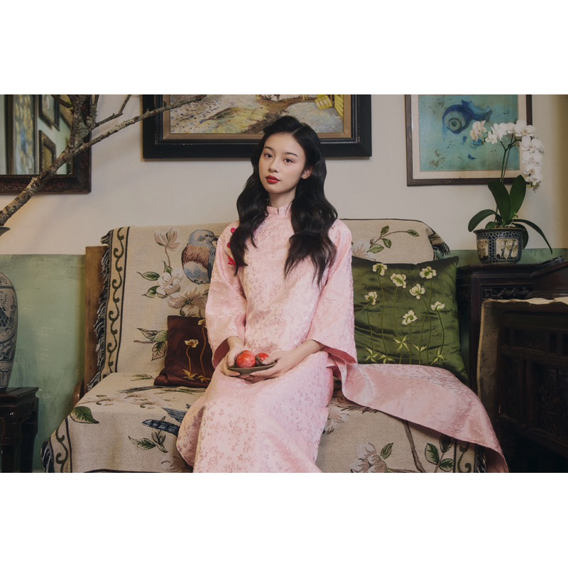 THINGS - BỘ ÁO DÀI BÍCH ĐÀO