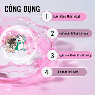 Bodymist Xịt Thơm Cho Chó Mèo ECOPETS 20ml - Dưỡng Da Lông, Lưu Hương Lâu, An Toàn Cho Thú Cưng