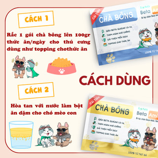 Chà Bông Beta Amin Gói 10g – Bổ Sung Dinh Dưỡng, Tăng Cường Miễn Dịch Cho Thú Cưng