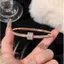 Vòng tay zircon mạ vàng hồng 18k sang trọng nhẹ nhàng đa năng thép titan cao cấp VT1