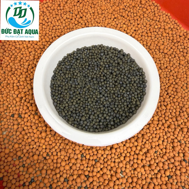 Gốm trải Nền bể cá thuỷ sinh 1kg- 5KG Dùng Trải Nền Bể Cá Cảnh màu đỏ và đen hạt cứng bất tử 2