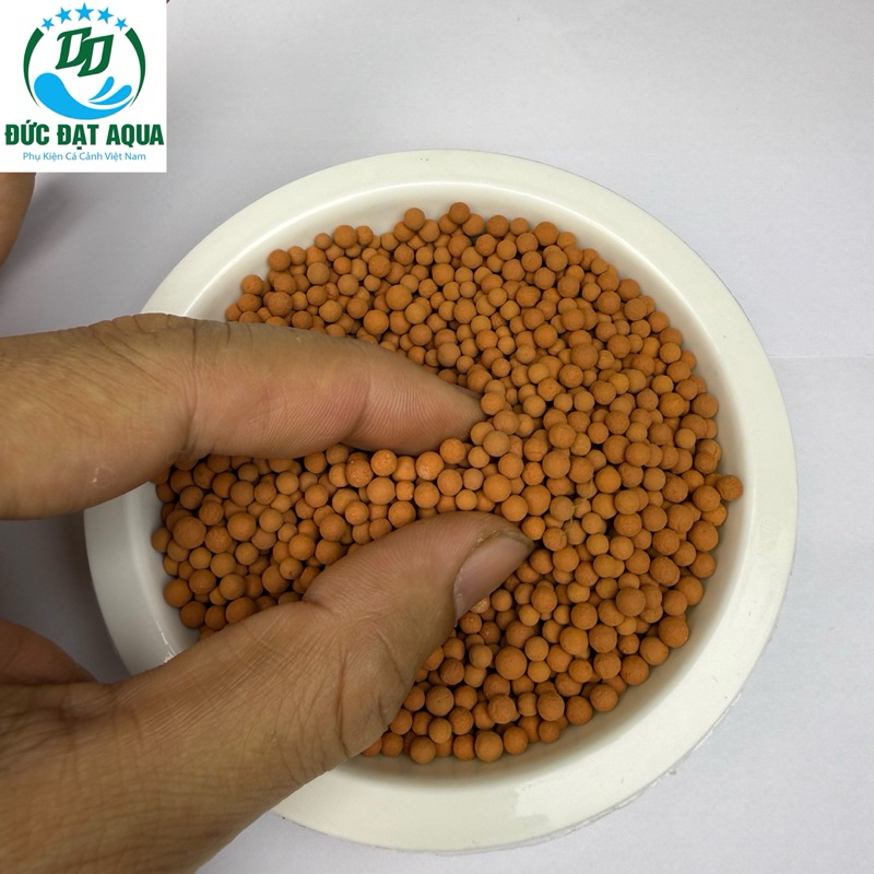 Gốm trải Nền bể cá thuỷ sinh 1kg- 5KG Dùng Trải Nền Bể Cá Cảnh màu đỏ và đen hạt cứng bất tử 6